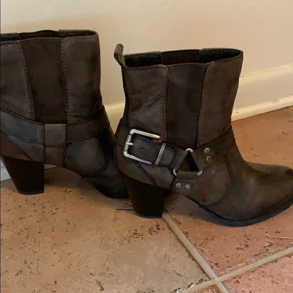 Dark Brown Booties
